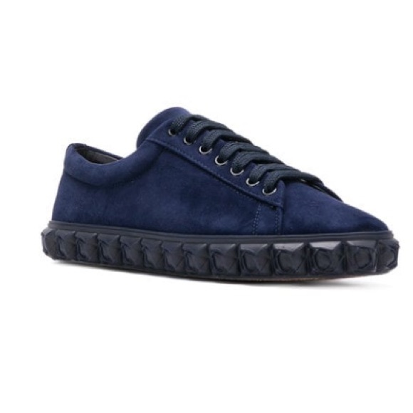 Stuart Weitzman Shoes - Stuart Weitzman Rose Sole Suede Leather Sneakers